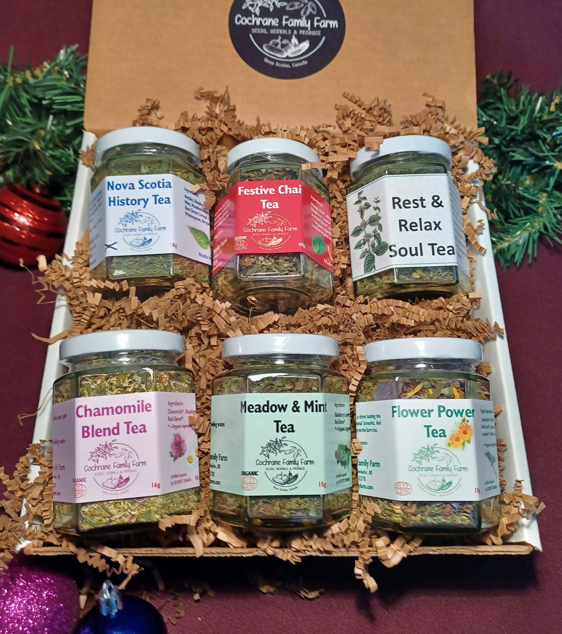 6 Tea Gift Box #1 Certified Organic