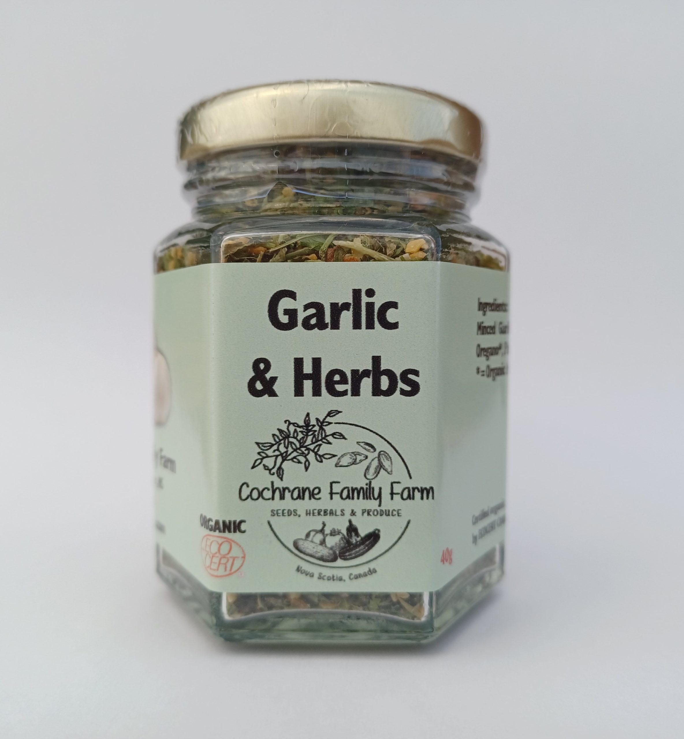 Garlic & Herbs Certified Organic