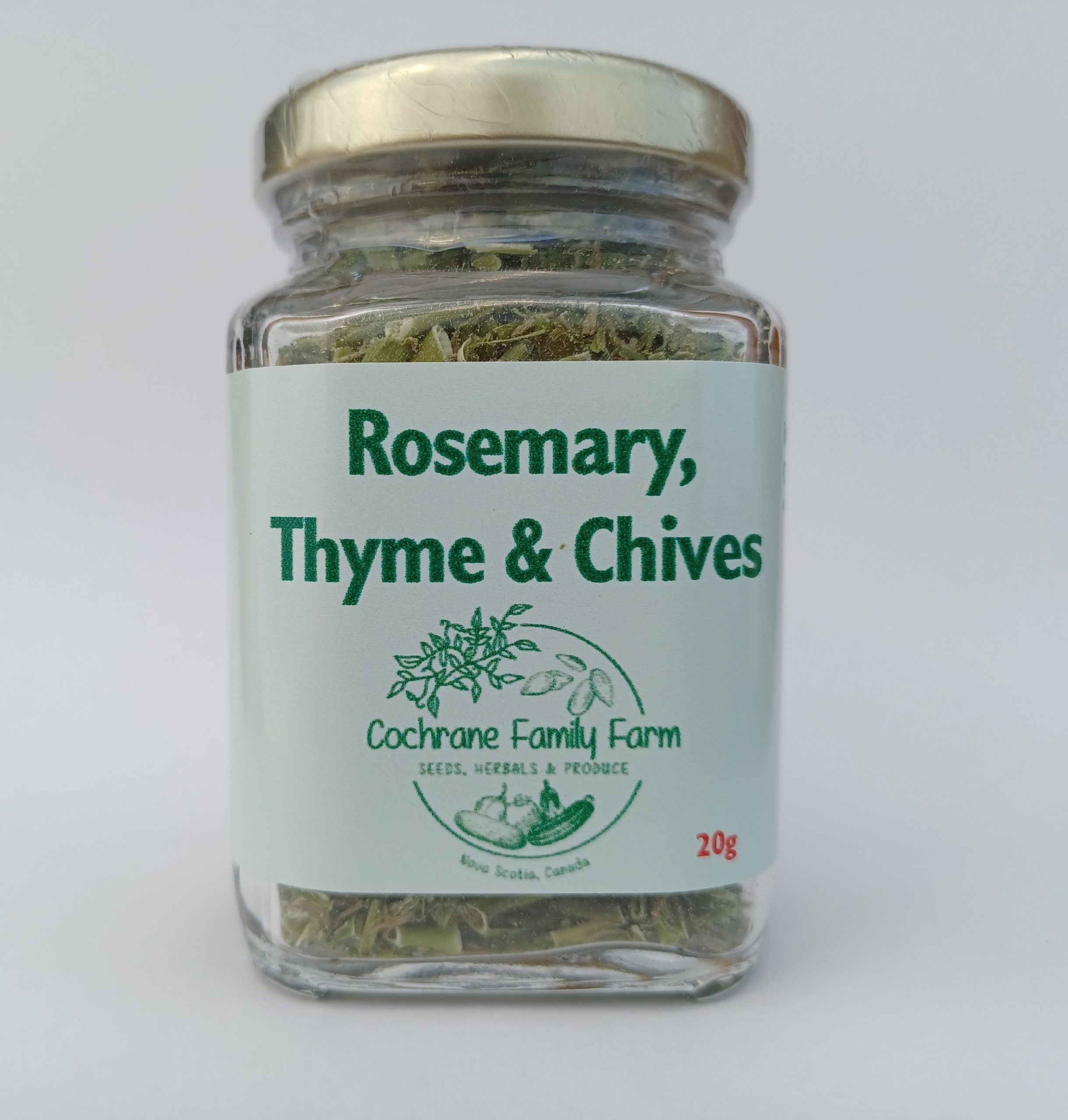 Rosemary, Thyme & Chives Certified Organic