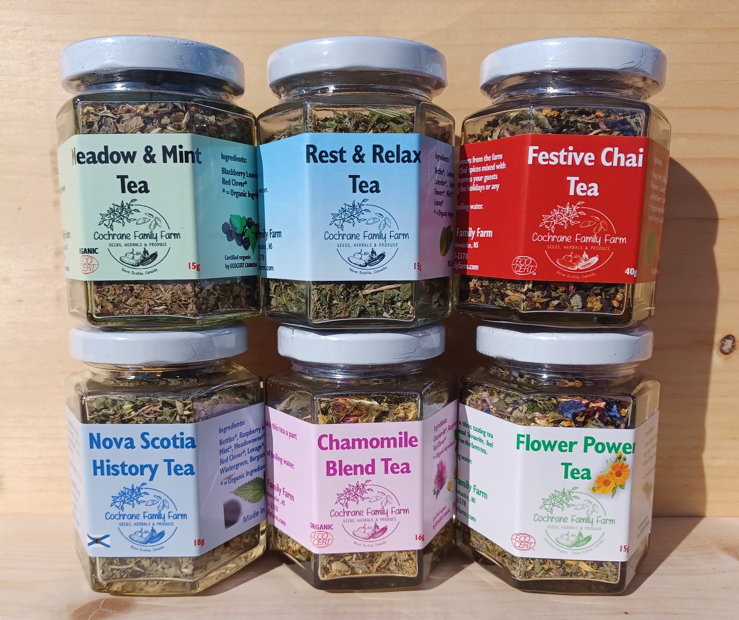 6 Tea Gift Box #1 Certified Organic