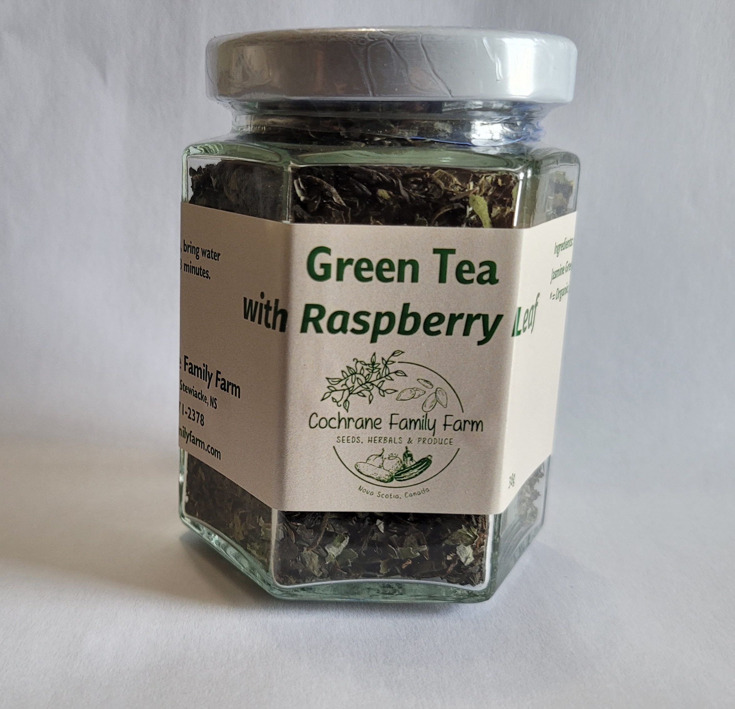 Tea, Green Tea with Raspberry Leaf